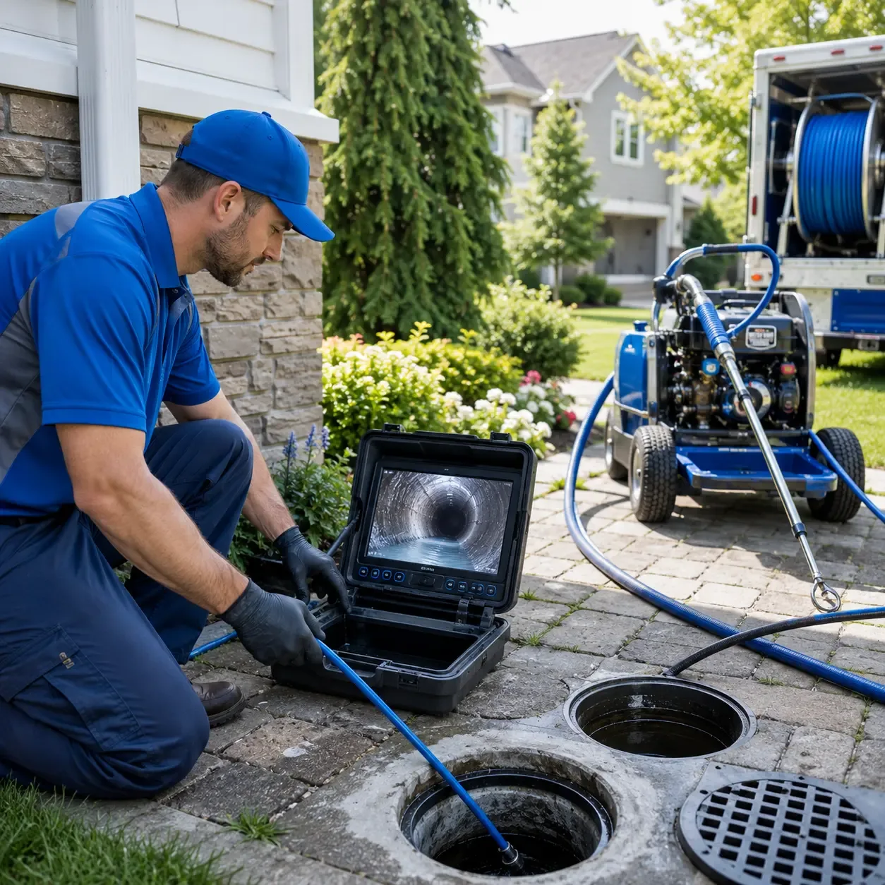 Outdoor drain cleaning professionals serving Howe, OK